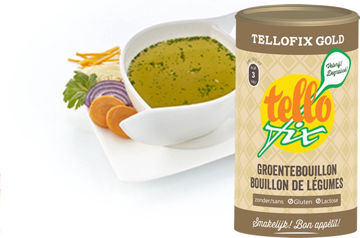 Sublimix Tellofix Gold Groentebouillon Glutenvrij 900 gr PROMOPAK bol