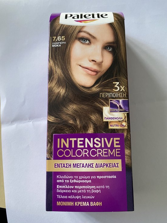 Schwarzkopf Palette Intensive Color Creme Teinture pour cheveux No 7.65  Light Moka | bol