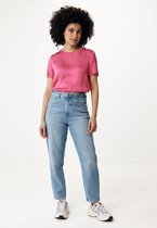 SOPHIA Round Neck Top Dames - Donker Fuchsia - Maat L