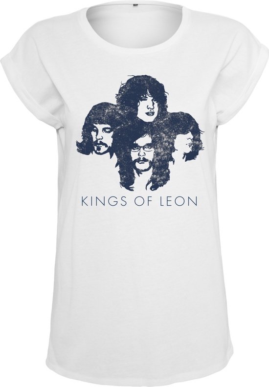 Merchcode Kings Of Leon - Silhouette Dames T-shirt - S - Wit