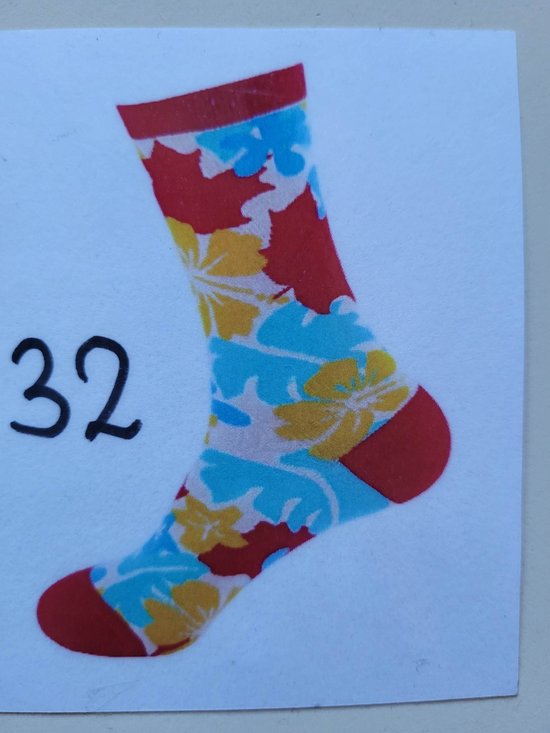 Funny sokken - Kleurrijke Fun-kledingsokken 32