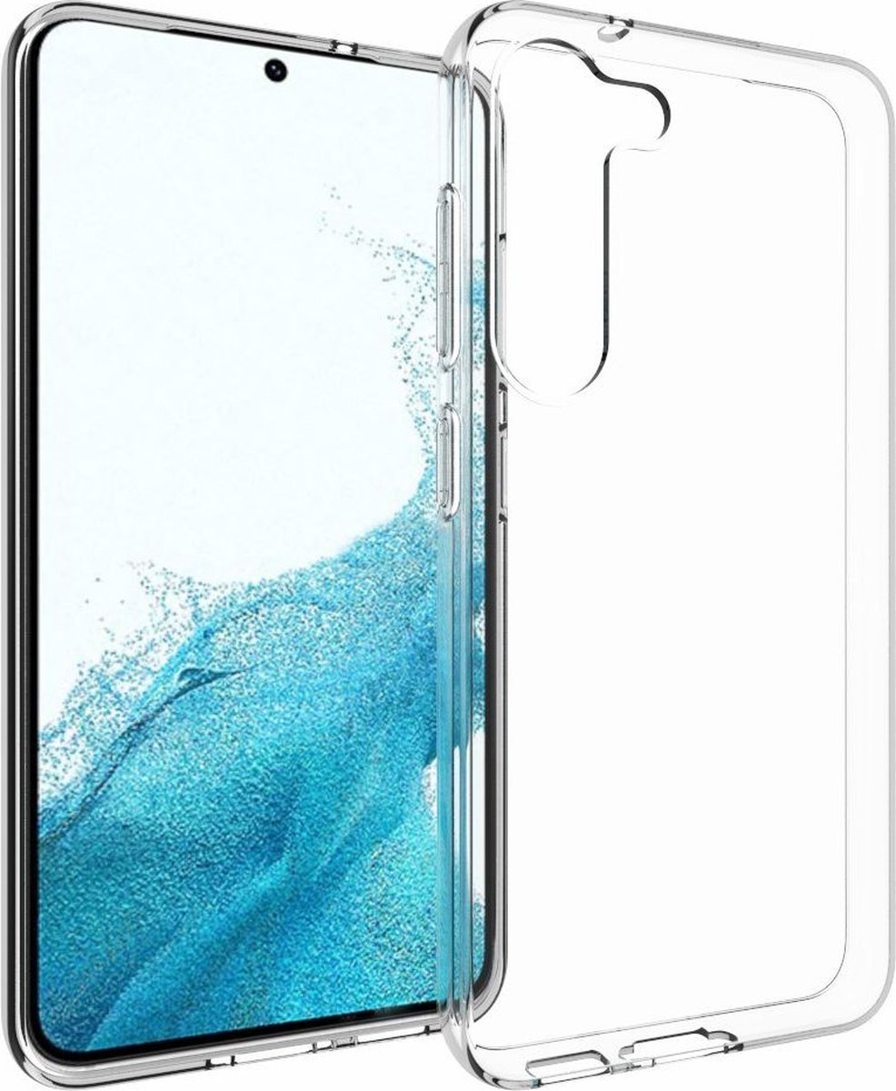 Shockbestendige Siliconen Back Cover - Geschikt voor Samsung Galaxy S23 - Transparant