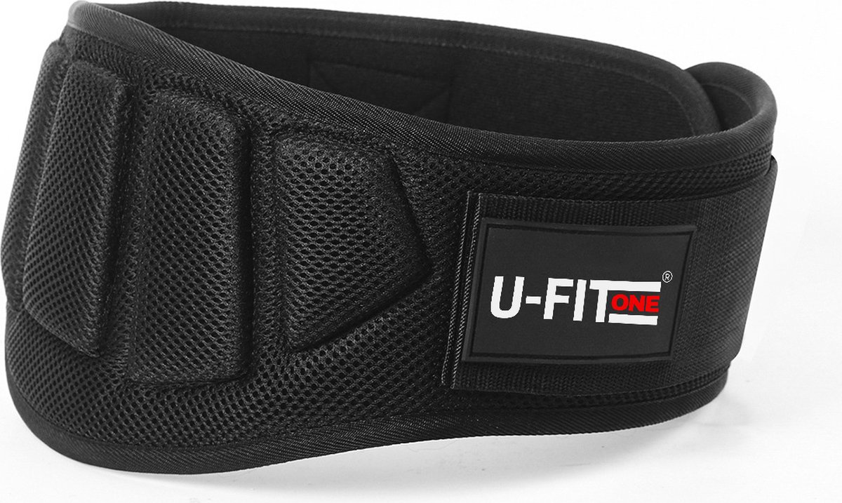 U Fit One Lifting Belt - Halterriem - Fitness Riem - Powerlift Riem - Leer Gewichthefriem - Lever Belt - Powerlifting - Deadlift - Maat: L - U Fit One
