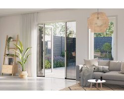 CanDo plisséhordeur Premium L 96x227-230 cm wit
