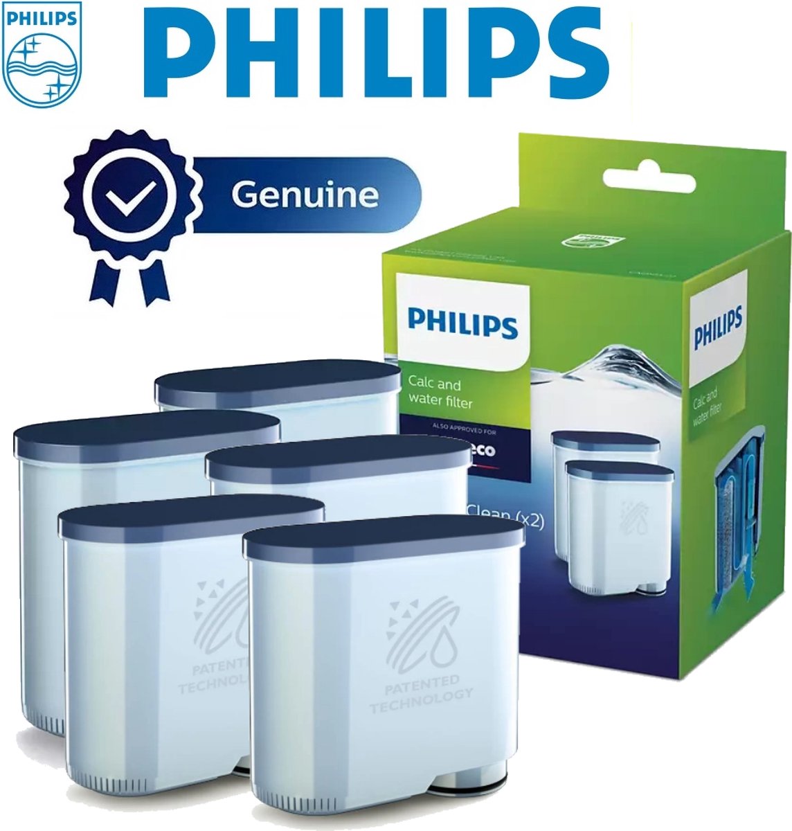 Philips Aquaclean CA6903 - Kalk- en waterfilter - Saeco - 5 stuks | bol