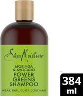 Shea Moisture Moringa & Avocat - Shampooing - Power Greens - 384 ml