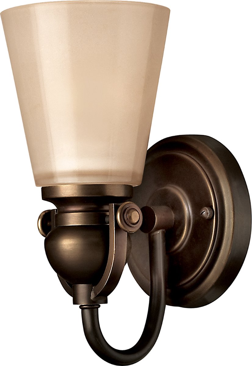 Steady Lighting - Wandlamp - Brons - 17.1 x 12.7 x 0 cm- Geschikt voor woon en eetkamer