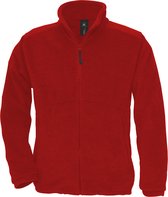 Fleecevest 'Icewalker+ Full Zip' merk B&C maat S Rood