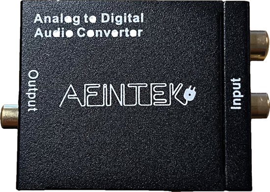 Convertisseur analogique-numérique (ADC) rouge / blanc vers Toslink |  bol.com