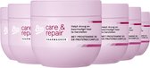 Etos Haarmasker Care & Repair - Vegan - 6 x 300ml - voordeelverpakking