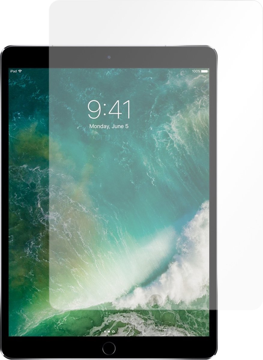 Cazy Screenprotector voor de iPad Pro 10.5 (2017) Tempered Glass - Transparant