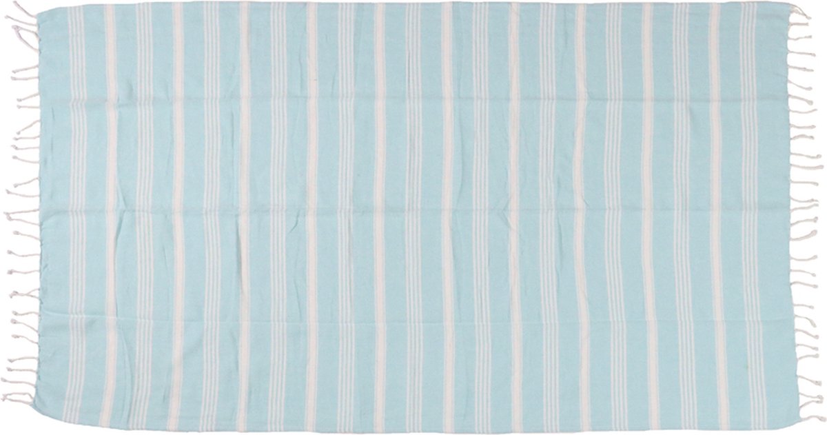 Plaids - Hammam Towel Stripes Cotton Green 100x180cm