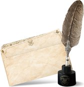 Harry Potter : Set Stylo Feather & Lettre