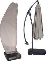 Raffles Covers Parasolhoes voor zweefparasol - Hoog 255 cm - RUC255 - Waterdicht - Solution Dyed | UV-bestendig | Rits en stok | Trekkoord - Parasolhoes voor zweefparasol