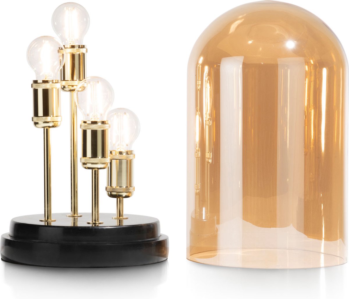 Coco Maison - Morris tafellamp - 4*E27 - goud