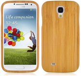 Cadorabo Hoesje voor Samsung Galaxy S4 - BAMBOE schelp - Mobiele telefoonhoes gemaakt van 100% echt hout