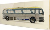 Stadsbus - 5x2 Steigerhout Tegeltableau