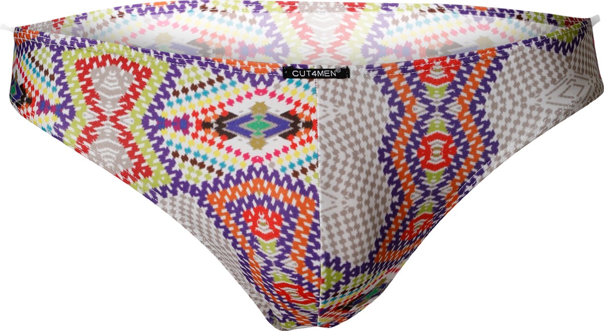Goedkoopste Body Pleasure Low Brief Bikini Men Underwear - Aztec - Size Medium