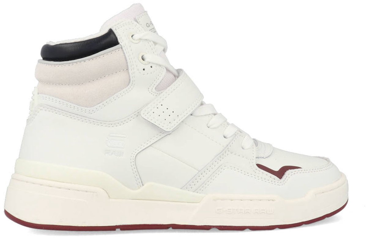 G-Star Raw Attacc Mid Lea W Hoge sneakers Leren Sneaker Dames Wit