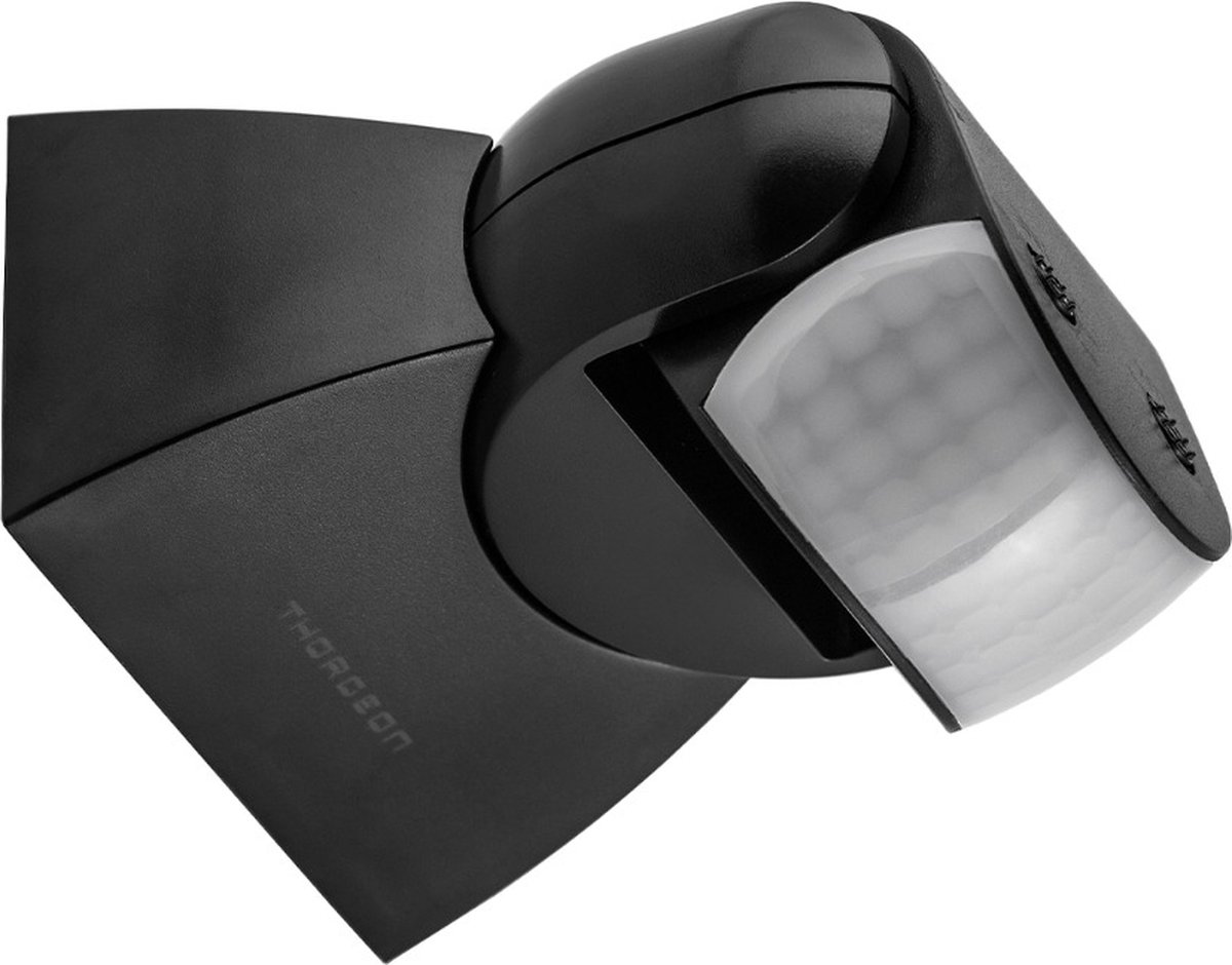LED Line - Bewegingssensor zwart opbouw 180° - IP65 - max. 300W