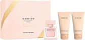 Narciso Rodriguez Narciso Cristal Giftset - 50 ml eau de parfum spray + 50 ml showergel + 50 ml bodylotion - cadeauset voor dames