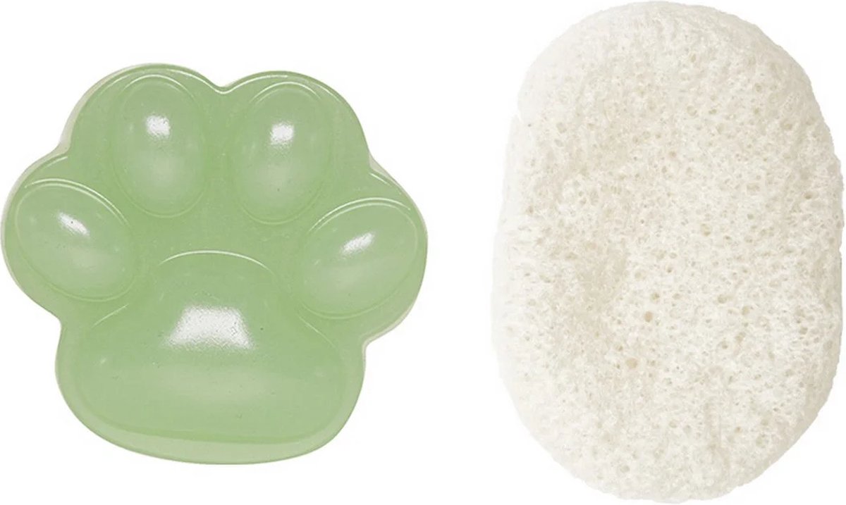 Goedkoopste Gelei Zeep - Groene Thee Konjac Spons