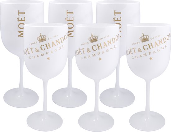 Moët & Chandon Champagne Giftpack - Ice Emmer - Bottle Bucket - 6x Glazen - Moët & Chandon