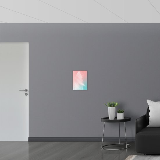 WallClassics - Toile - Tourbillons pastel abstraits - Photo sur toile 30x40 cm (Décoration murale )