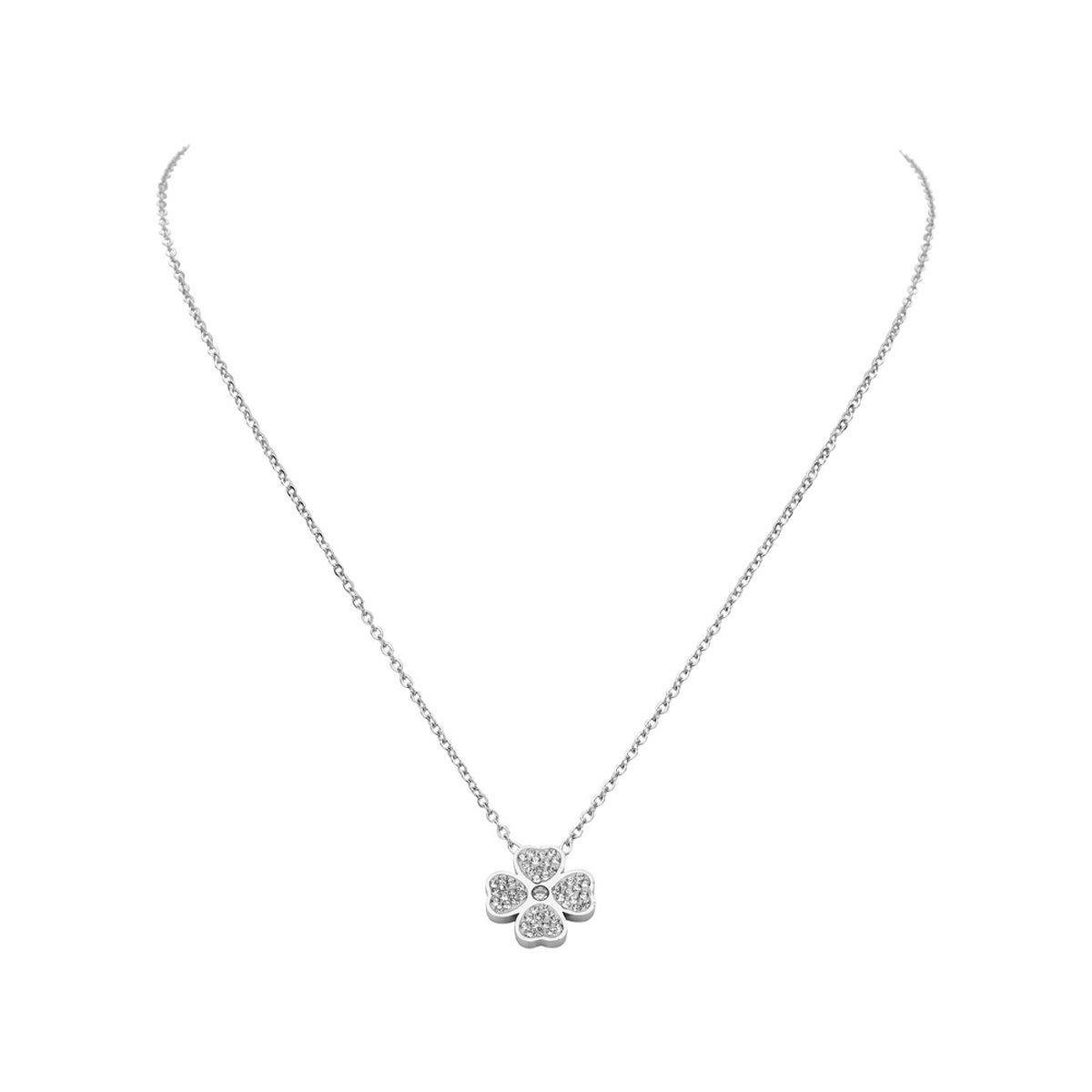 Les Cordes - Halsketting - Collier - ANISSA - Zilver - Metaal - Sieraad Dames - Juwelen