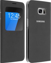 Samsung S View Cover voor Samsung Galaxy S7 Edge - Zwart
