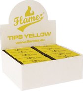Flamez - Filter tips - Filter tips - Filter tip books - Tip - Doos 50 stuks - Geel