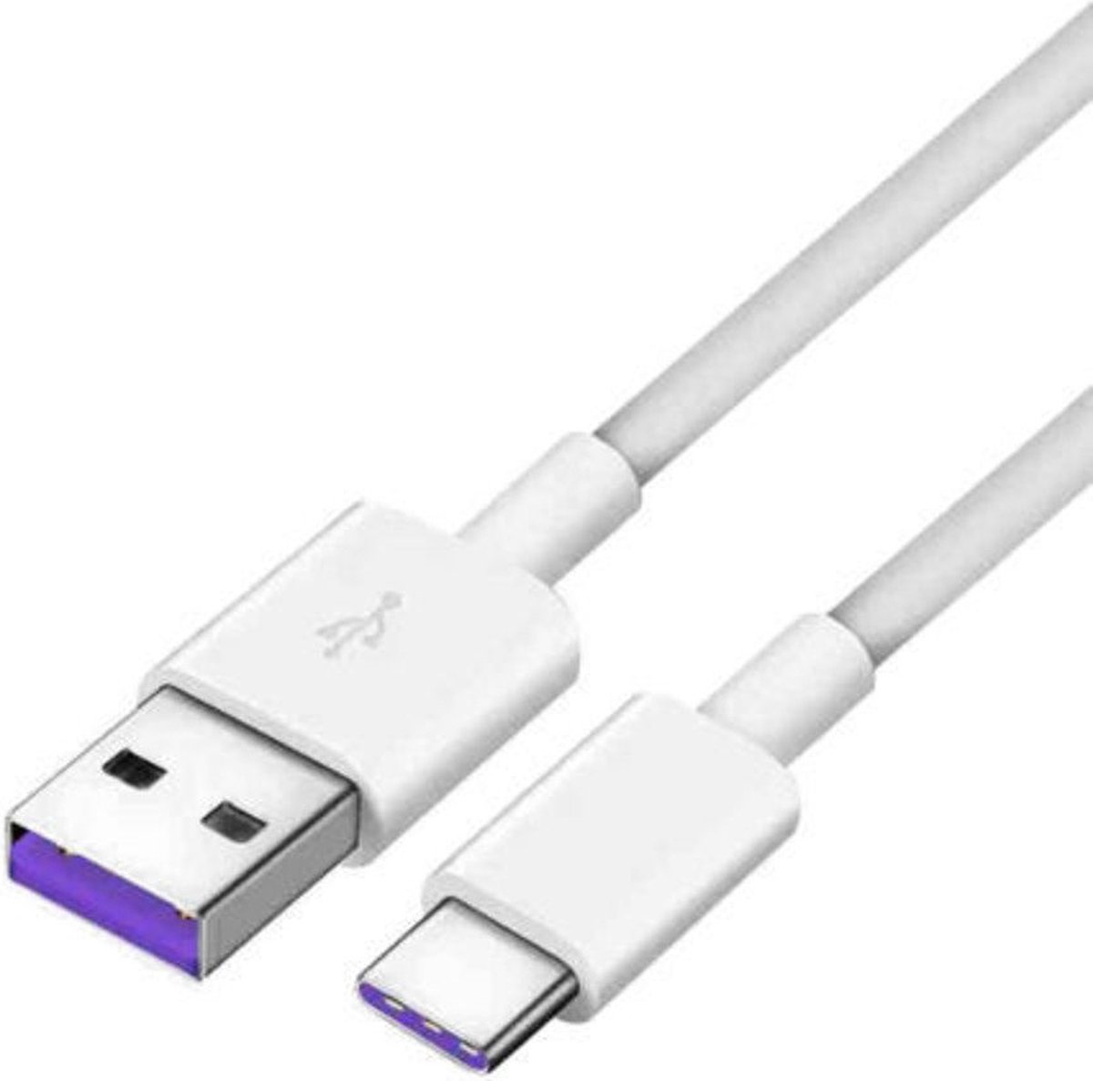 Super Snell Kabel voor Huawei and Synch USB naar USB-C 1m Wit - HL1289