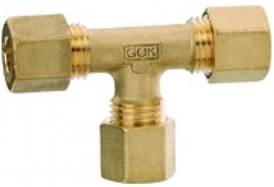 Raccord à compression en T 8x8mm