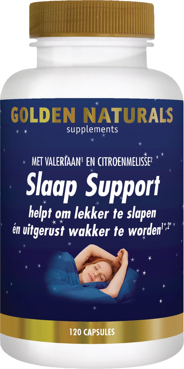 Goedkoopste Golden Naturals Slaap Support (120 veganistische capsules