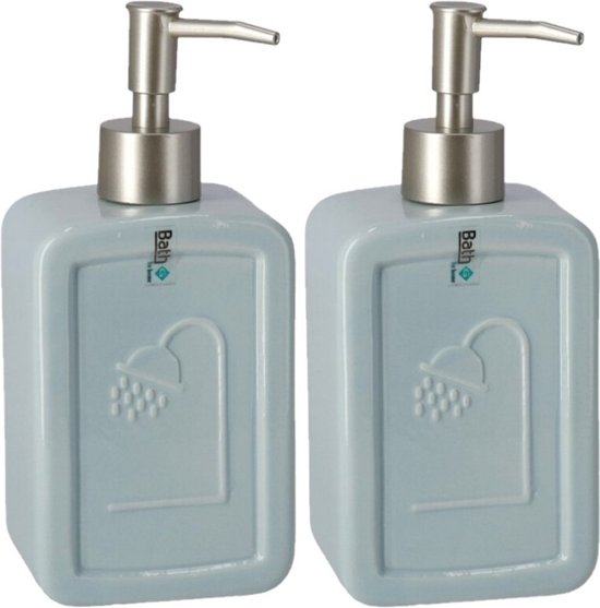 Grijs Marmer Zeepdispenser - SET Interior