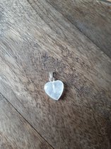 Ruben Robijn Bergkristal hart hanger 12 mm
