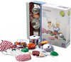 Speelgoed Keukengerei en Speelgoedeten - Tachan - Speelgoed Pannenset met Accessoires - 23-Delig