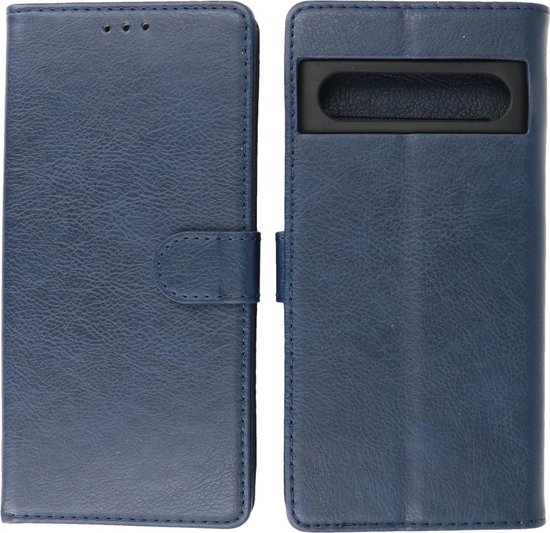 Google Pixel 7 Pro Hoesje Book Case Portemonnee Telefoonhoesje - Navy