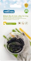 Nobleza Vlooien halsband hond - hondenhalsband tegen vlooien en teken - langdurige werking - S - Zwart - Verstelbaar van 20 tot 30 cm