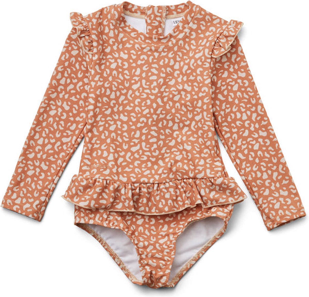 Liewood - Badpak Sille met Lange Mouwen - UPF50 Bescherming - Badpakken - Mini Leo Tuscany Rose 86-92