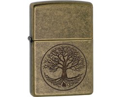 Zippo The Tree of Life Antique Brass Aansteker