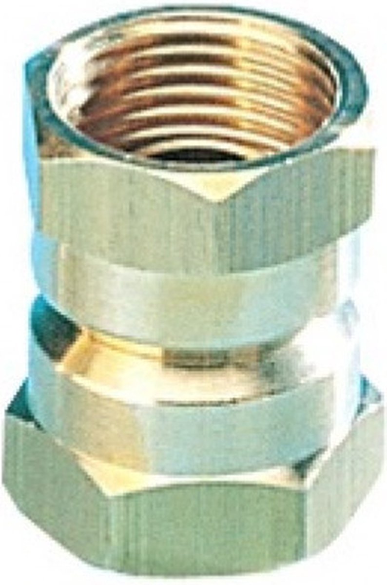 Koppeling dubbel 20x1,5(F)