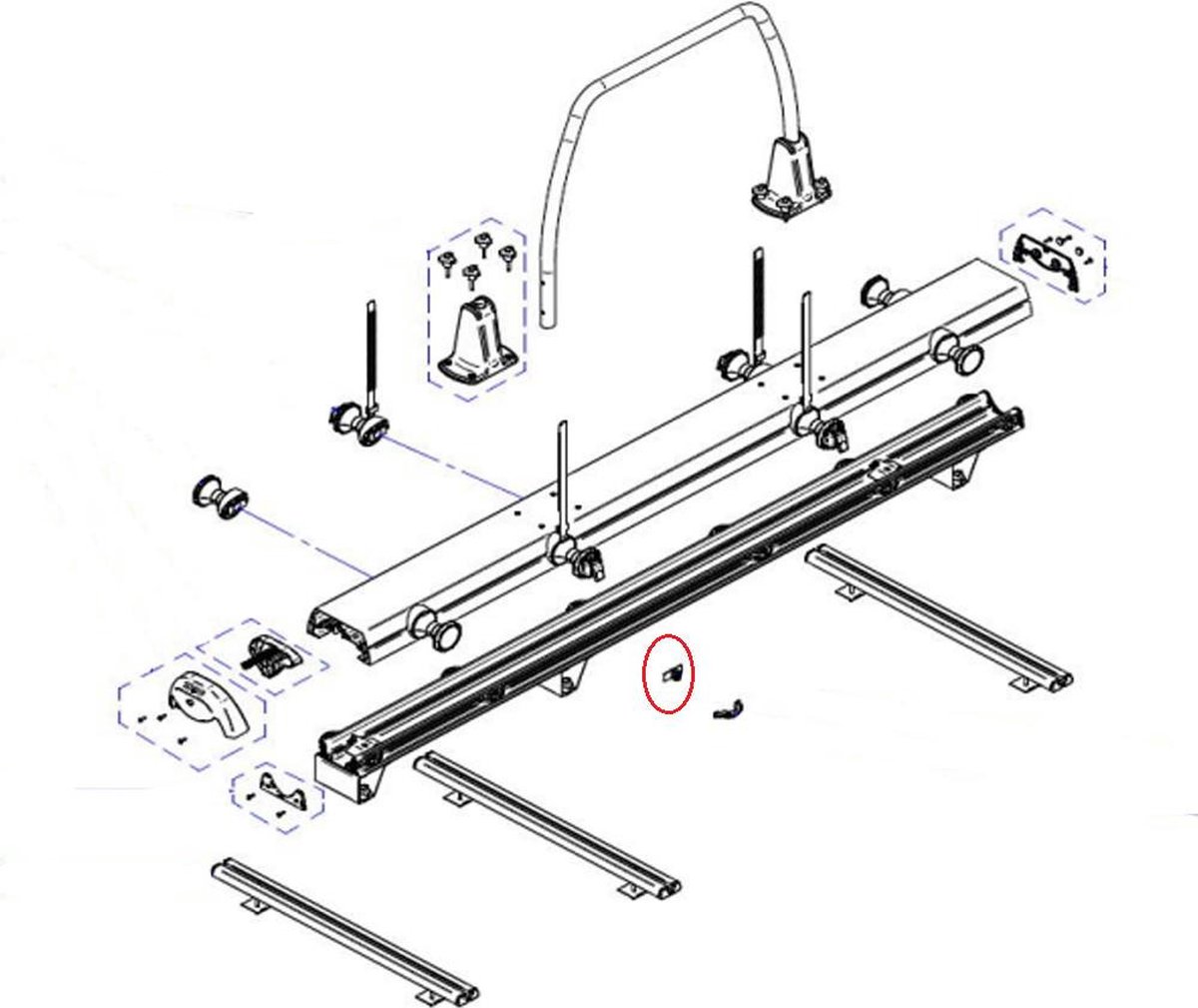 Thule VeloSlide Wheel Assembly