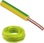 BLS VD Draad - 2.5 mm² - Geel / Groen - Lengte 100 meter