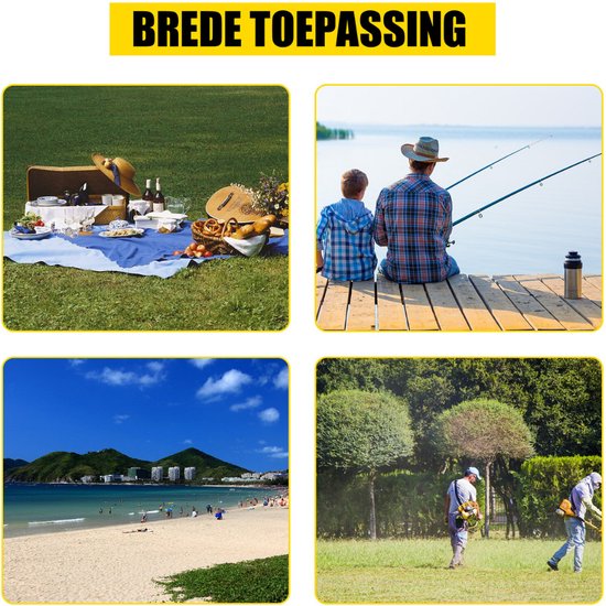 Bolture Bolderkar Opvouwbaar Luchtbanden - Bolderwagen - Strandkar - Strandtrolley - Beach Trolley - Strandwagen - Inclusief Pomp van Bolture — afbeelding 4