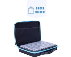 Diamond Painting sorteerkoffer - Luxe koffer met 60 potjes voor steentjes