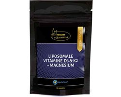 Liposomale Vitamine D3 & K2 + Magnesium | 30 capsules