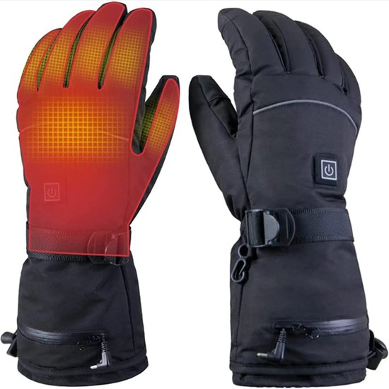 Winter Handschoenen Verwarming Voor Skiën En Wandelen Verwarmde Handschoenen Voor Dames En Heren - Oplaadbare Verwarming, Touchscreen, Voor Skiën En