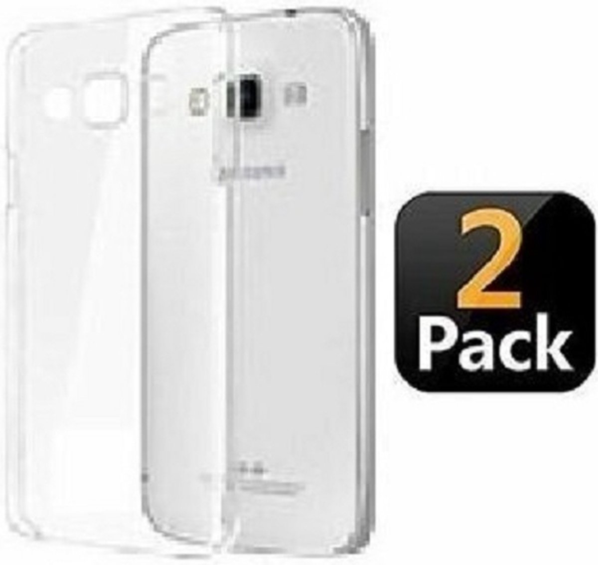 Samsung Core Prime G360 Hoesje TPU Siliconen Transparant 2x