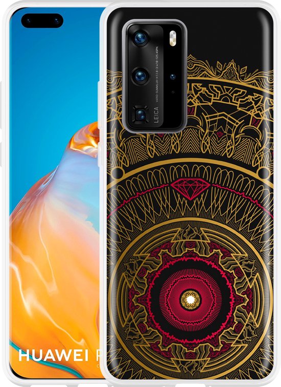 Mixroom - Cover Custodia Case In TPU Silicone Morbida Sfondo Trasparente Per Huawei P30 PRO Fantasia Festa con birra L1132